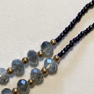 Beaded Necklace with Earrings